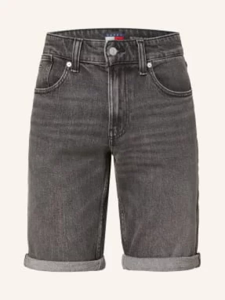 Tommy Jeans Džínové Šortky Ronnie Úzký Střih denim black černé