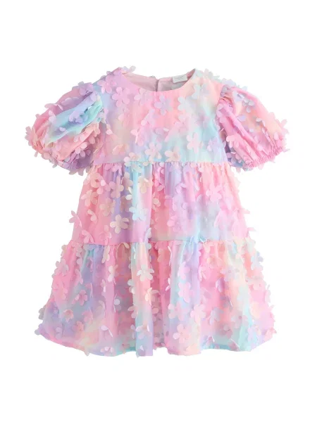 Next Rochie deschis / galben deschis / mov lavandă / roz deschis albastru