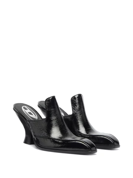 Papuci tip mules Diesel negru