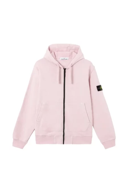 Суичър с качулка Stone Island розово