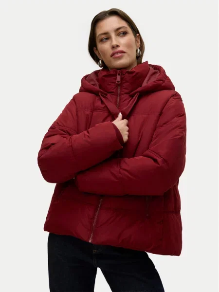 Vero Moda Μπουφάν χειμωνιάτικο Sophie κόκκινο
