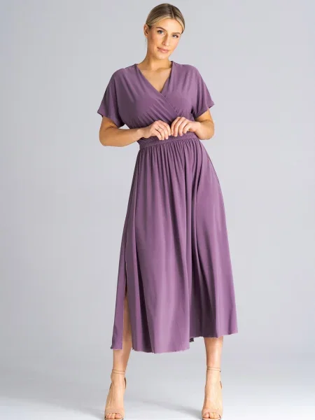 Sukienka Figl garniturowa fuksja