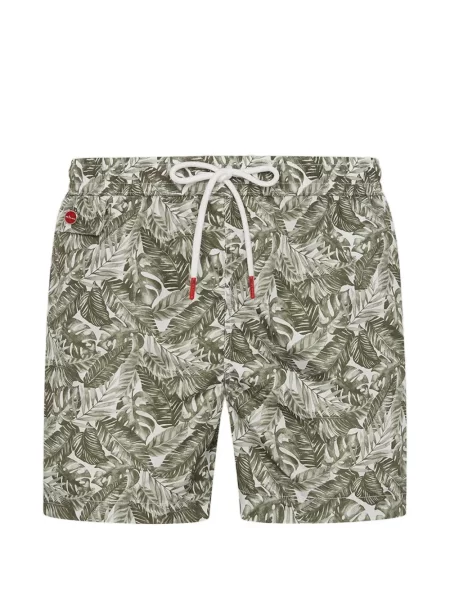 Slip de baie Kiton cu imagine cu cordon verde