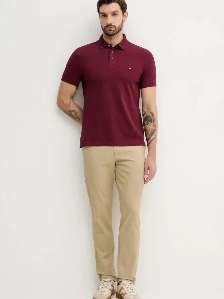 Tommy Hilfiger polo tričko s elastanom