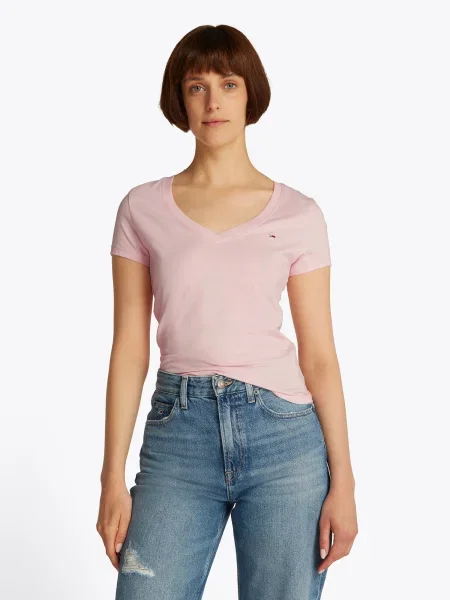 Tommy Jeans tričko dámske ružová
