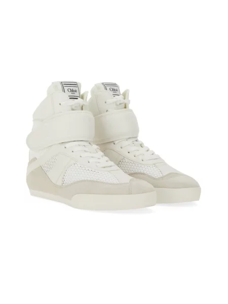Sneakersy Chloe skórzane beżowe