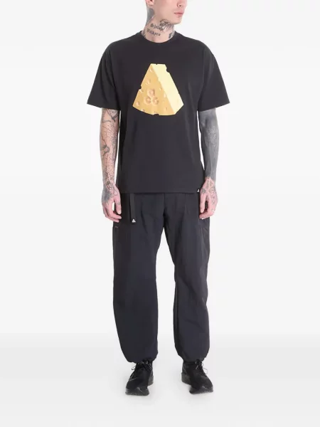 Tricou Nike cu șireturi din dantelă alergare alb