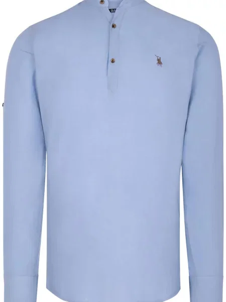 Gulerat cămașă Dewberry albastru