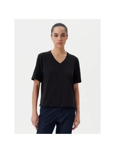 Liu Jo Beachwear T-shirt Regular Fit crna