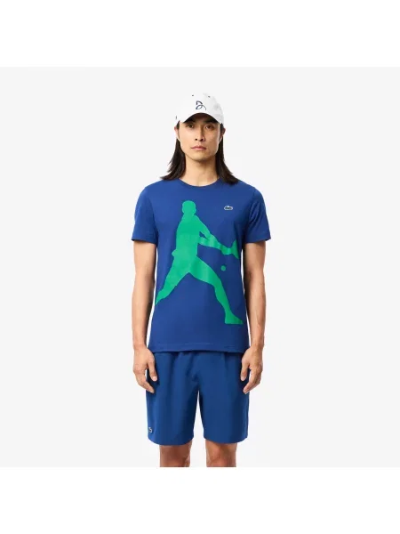 Lacoste Szorty Novak Djokovic niebieskie