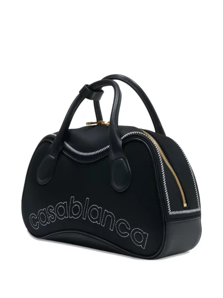 Geanta de piele Casablanca din piele negru