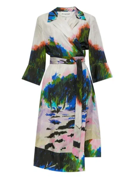 Rochie Munthe cu imagine de costum gri