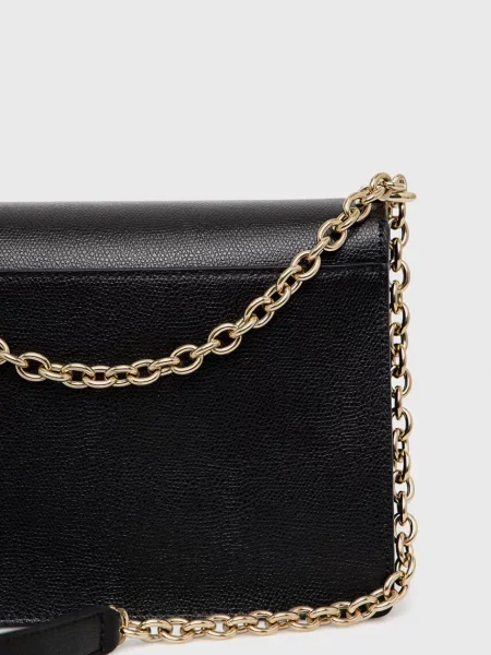 Kožená kabelka Furla černá