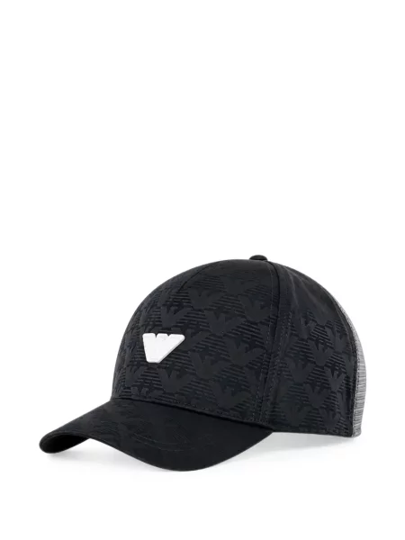 Czapka z daszkiem dziecięca Emporio Armani czarna