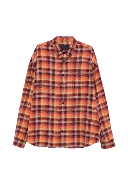 Košile Juun.j s oděrkami oranžová