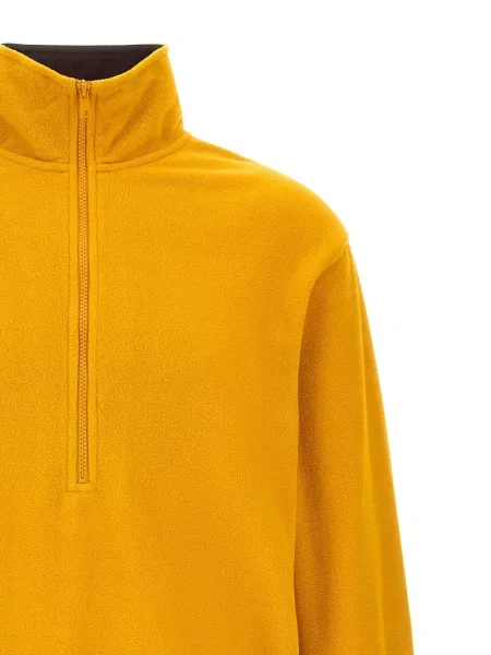 Pulover Entire Studios din fleece galben