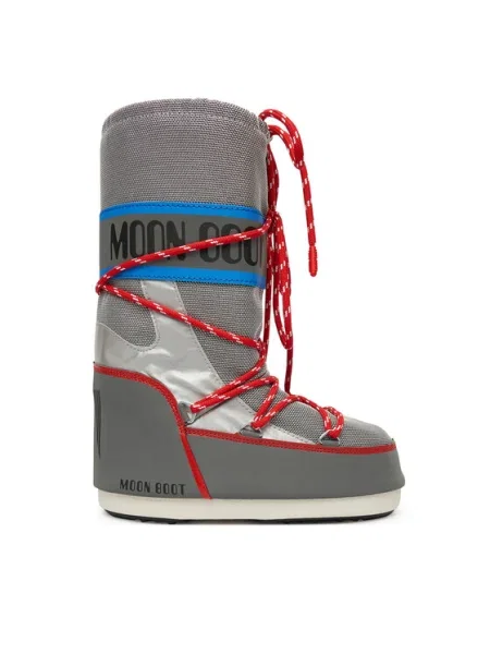 Cizme de zăpadă Moon Boot Mb Icon Space Racing gri