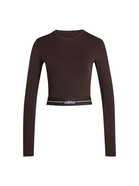 ADIDAS PERFORMANCE Tricou funcțional Hyperglam maro alb