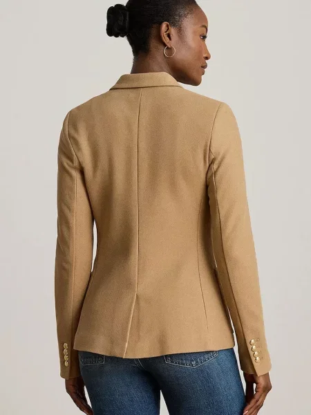 Піджак Lauren Ralph Lauren однобортний однотонний бежевий