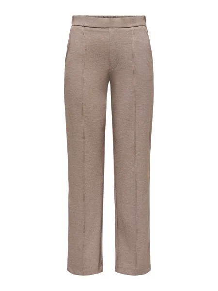 JDY Pantaloni cu dungă JDYRISSO deschis maro