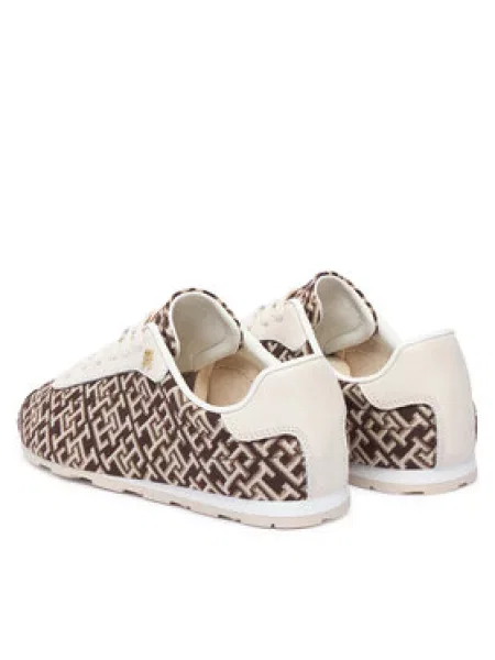 Superge Tommy Hilfiger Bella Monogram Sneaker rjava