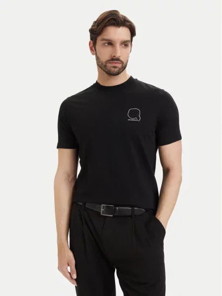 KARL LAGERFELD Marškinėliai juoda