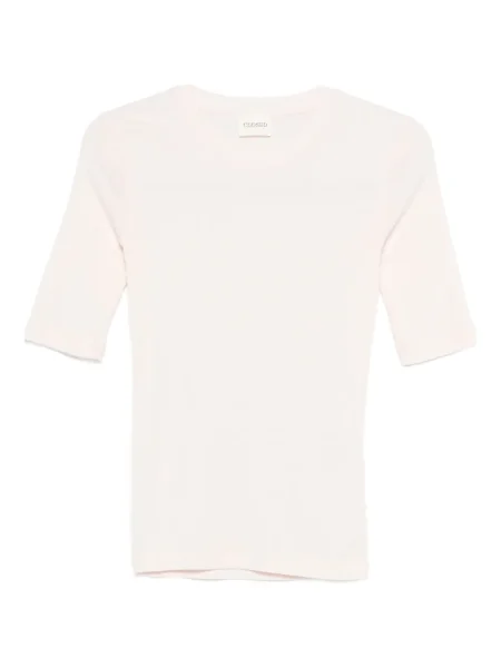 Tricou Closed scurt roz