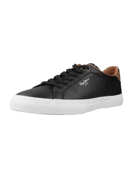 Sportcipő Pepe Jeans Kenton Court Bllack fekete
