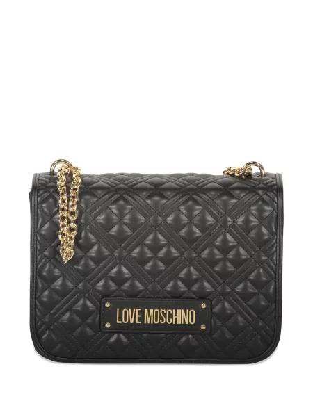 Dygsniuotas vėrinys Love Moschino juoda