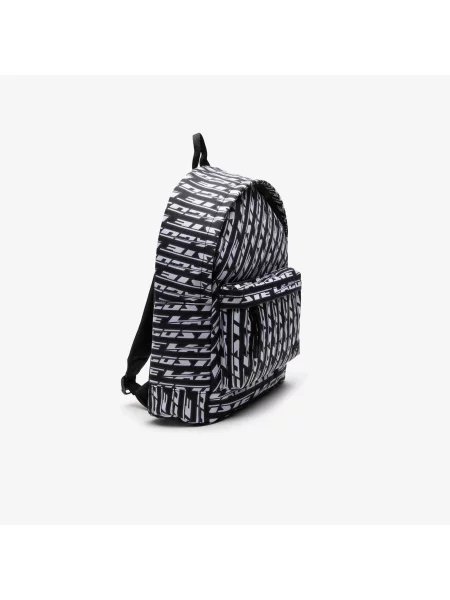 Lacoste Plecak Neocroc Z Nadrukiem Logo czarny