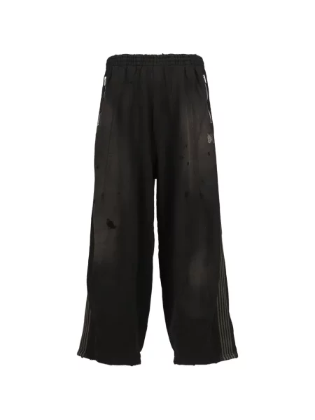 Pantaloni Needles zdrențuiți alergare negru