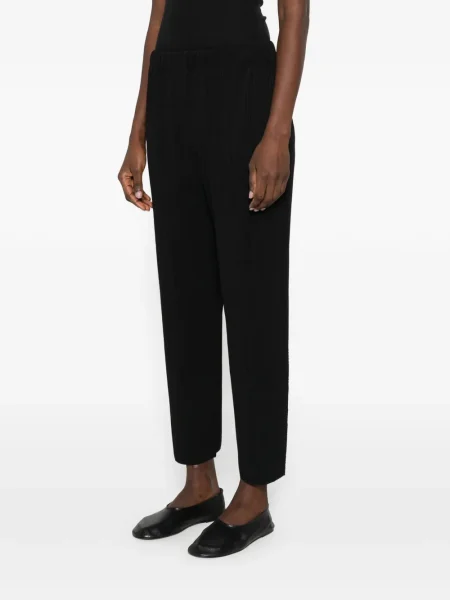 Cropp pantaloni Pleats Please Issey Miyake plisate negru