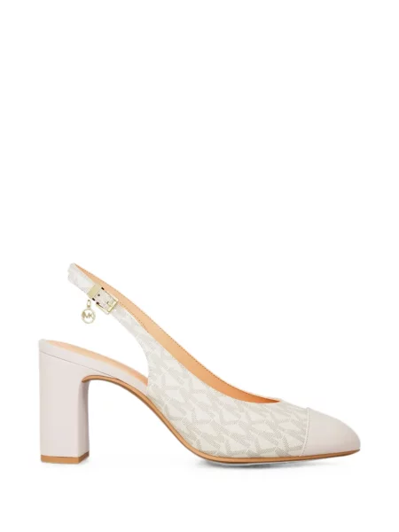 Pantofi cu toc Michael Kors cu imagine alb