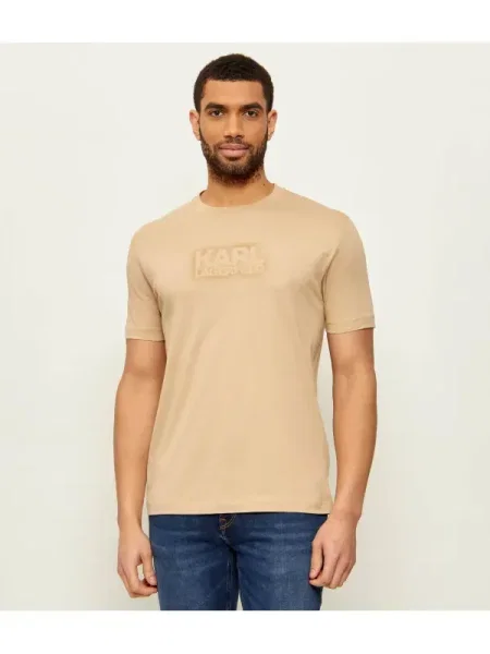 Karl Lagerfeld tricou din bej