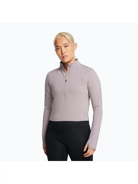 Běžecké tričko longsleeve Under Armour Launch Elite Half tetra gray/reflective šedé