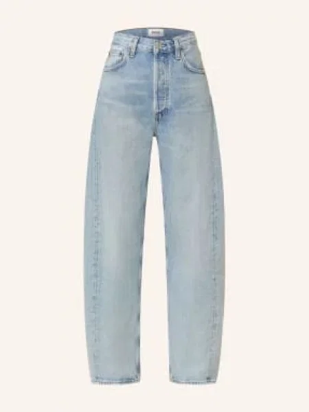 Agolde Džíny Barrel Luna addition md worn ind