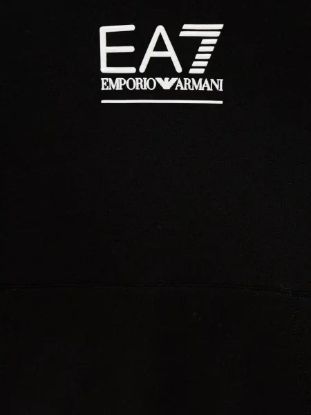 Bluza z kapturem dziecięca Ea7 Emporio Armani czarna