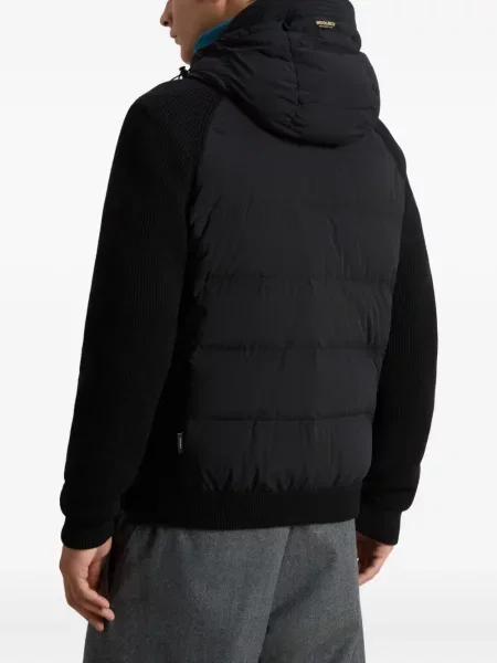 Palton Woolrich tricotate negru