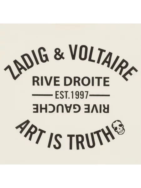 Tričko Zadig & Voltaire biela