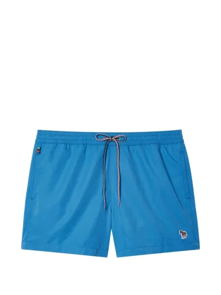 Slip de baie Paul Smith cu model zebră cu cordon albastru