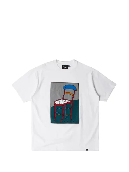 Tricou By Parra cu imagine alb