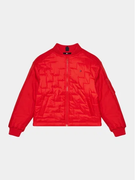 Bunda bomber Tommy Hilfiger červená