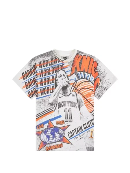 Tricou Barriers cu imagine alb