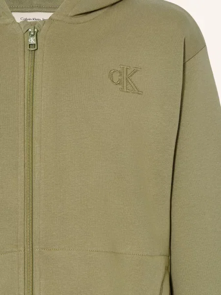 Calvin Klein Mikina olivová