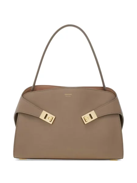 Geantă shopper Ferragamo din piele