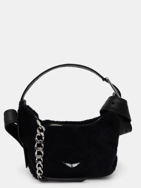 ZADIG&VOLTAIRE geantă de lână negru