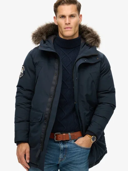 Superdry Zimska jakna Everest marine