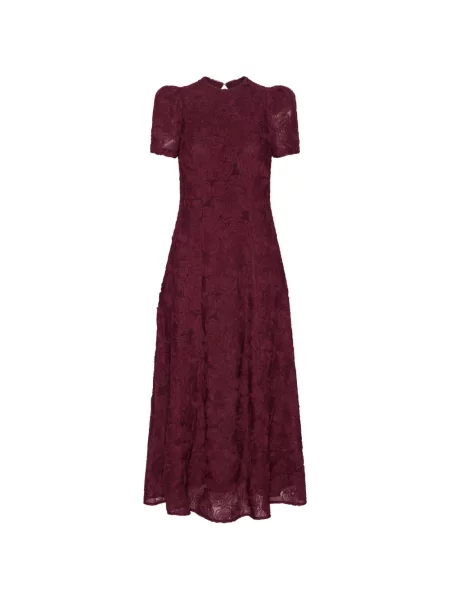 Rochie midi Rotate Birger Christensen evazată roșu
