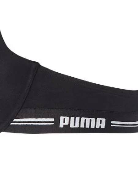 Biustonosz koszulkowy z fiszbinami – watowany Puma czarny