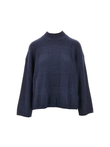 Sweter Emporio Armani z kaszmiru niebieski